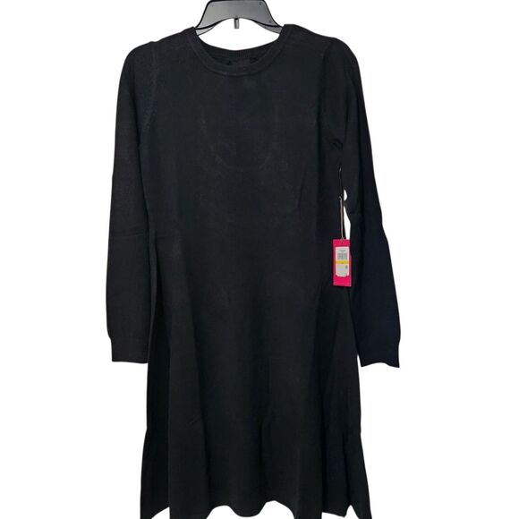 Vince Camuto Sweater Dress Size Medium Black bow on the back - Picture 1 of 13